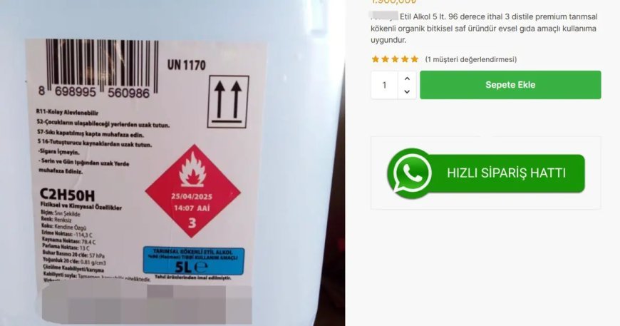İnternetten bidonla alınıp pet şişede satılıyor | Uzmanından sahte alkol uyarısı