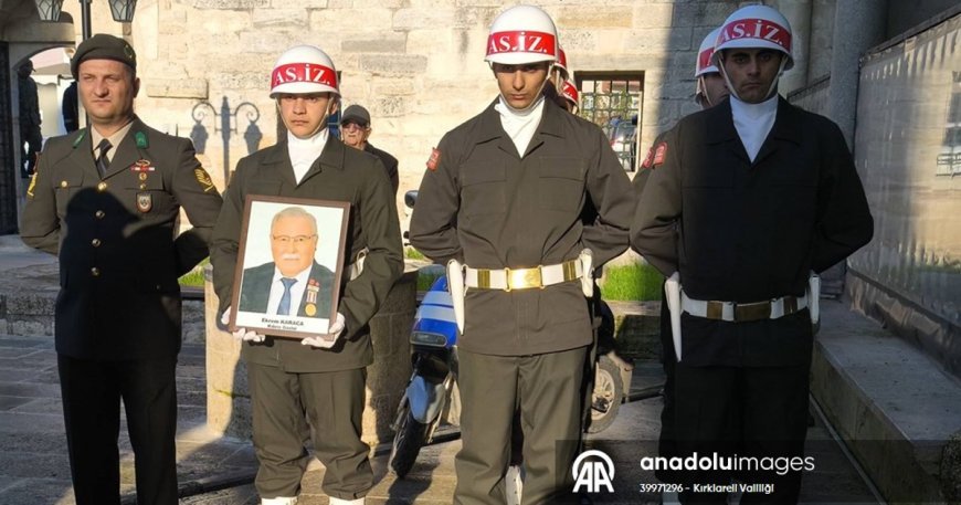 Kıbrıs gazisi Ekrem Karaca, son yolculuğuna uğurlandı