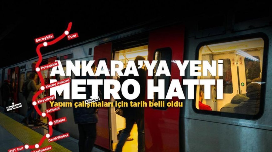 Ekonomi haberleri! Esenboğa Havalimanı Metro Hattı ne zaman yapılacak? YHT Gar-Kuyubaşı-Esenboğa Havalimanı Metro Hattı açılış tarihi belli mi?