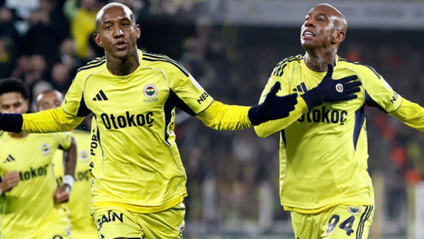 Fenerbahçe'de Anderson Talisca alev alev: Seriye bağladı, zirveyi kaptı!