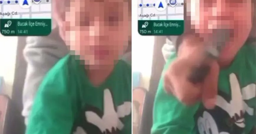 Eşini tehdit için çocuğunun boğazına bıçak dayayan babaya tahliye