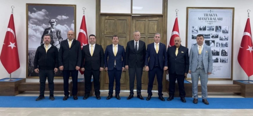 YILMAZ ARAT’TAN ÇERKEZKÖY VE KAPAKLI KAYMAKAMLARINA VE KAMU KURUMLARINA ZİYARET