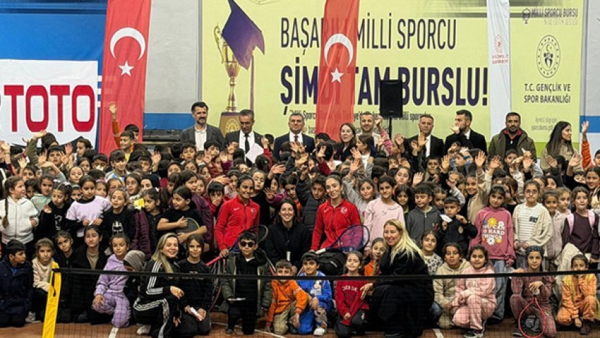 İpek Soylu Şemin Vakfı, 'Okullarda Tenis Projesi' ile Şırnak’ta Çocuklarla Buluştu