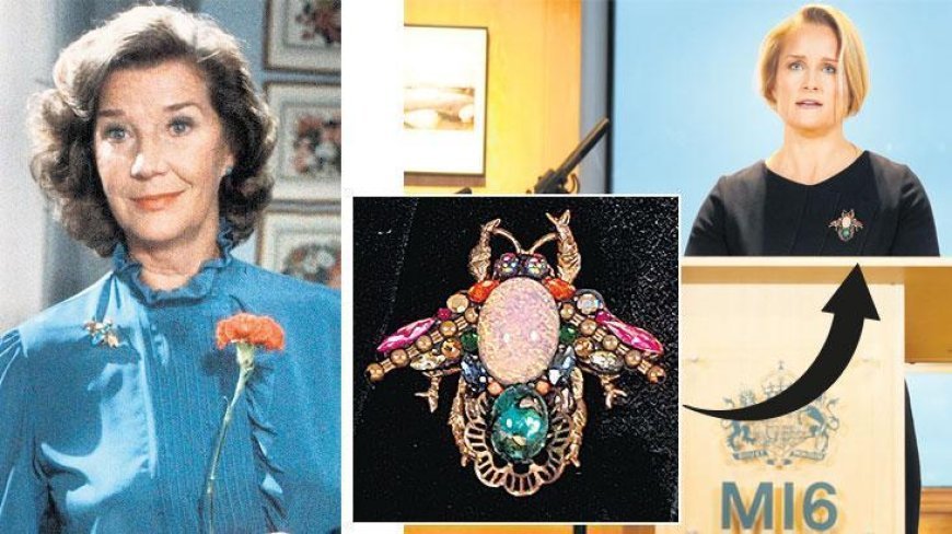 Kadın ‘Bond’un broş şifresi