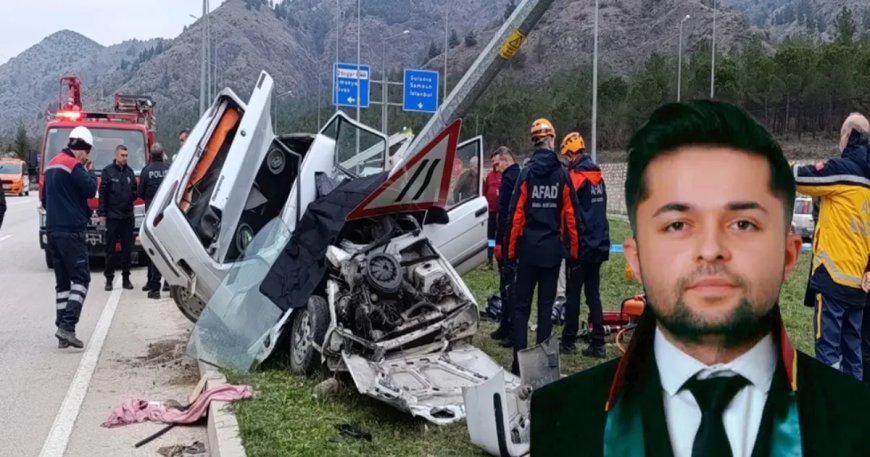 Genç avukat duruşma yolunda can verdi