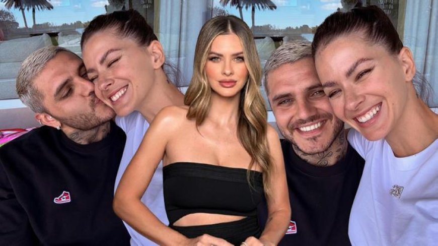 China Suarez aşka geldi! Sevgilisi Icardi'yi öpücüklere boğdu