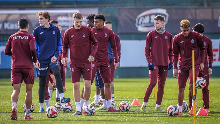 Trabzonspor'un Gençlerbirliği maçı kamp kadrosu açıklandı!