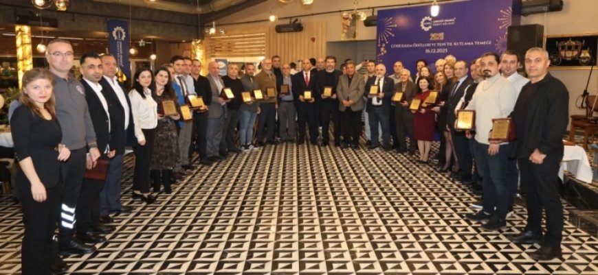 ÇOSB’DE 27 PERSONELE KIDEM ONURU