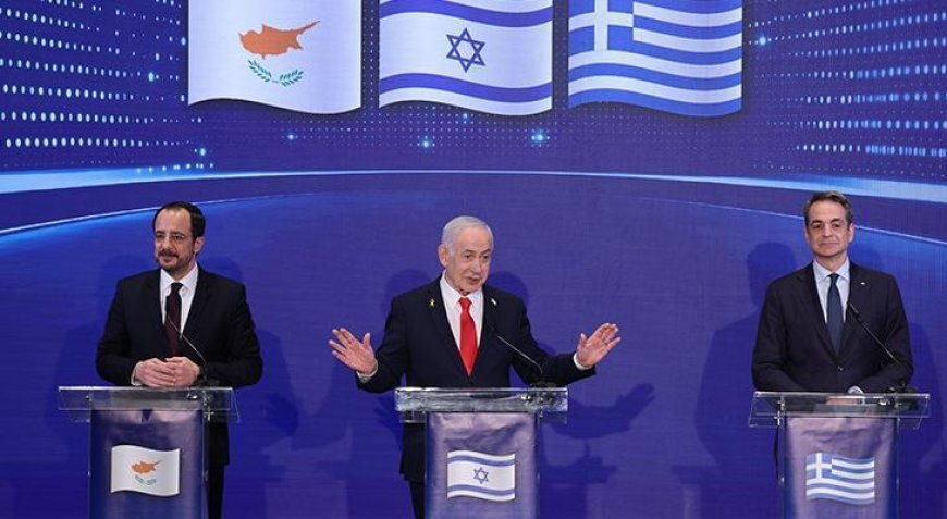 İsrail, Yunanistan ve Güney Kıbrıs'ın Doğu Akdeniz hayali! 'Türkiye'yi bypass eden rota, köşeye sıkıştıracağız'