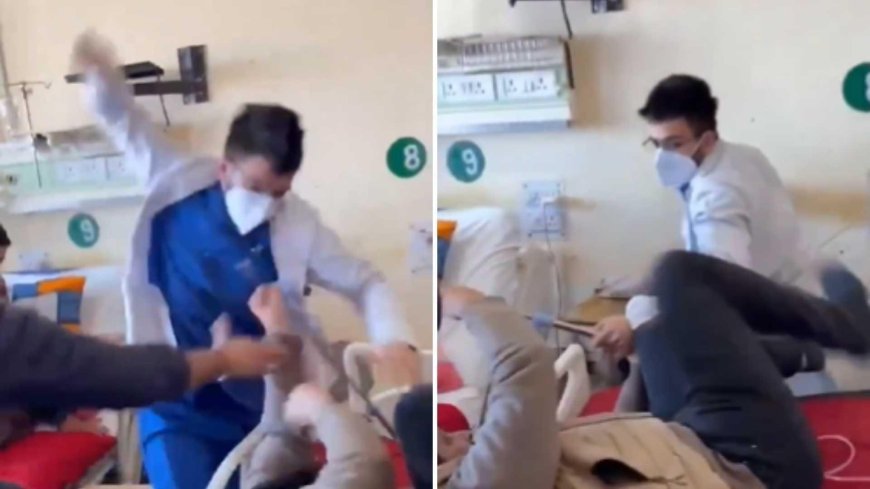 SON DAKİKA HABERLER: Saygısızca hitap' iddiası ortalığı karıştırdı! Doktor hastayı tekme tokat dövdü