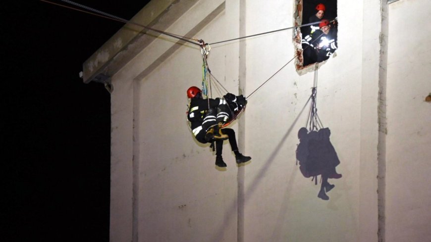 Tekirdağ Büyükşehir Belediyesi'nden arama ve kurtarma tatbikatı