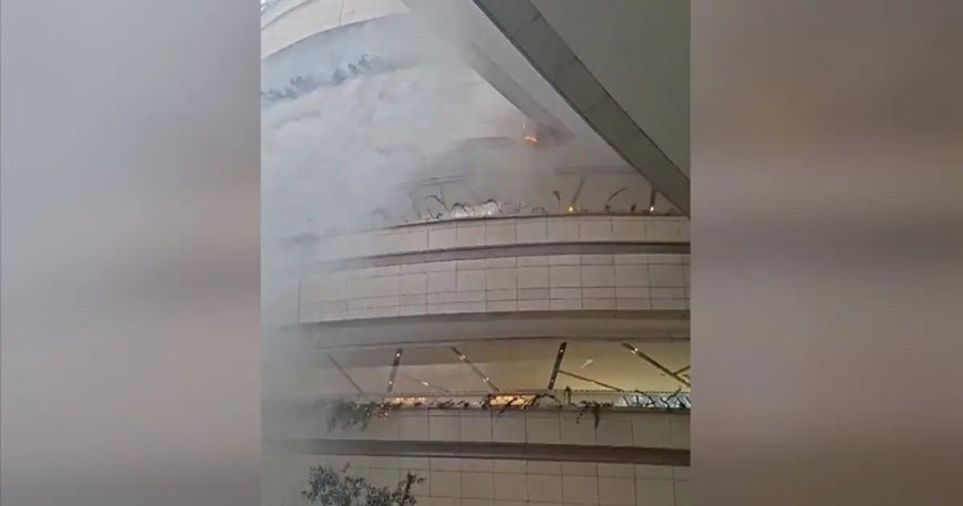 Kanyon AVM'de yangın çıktı