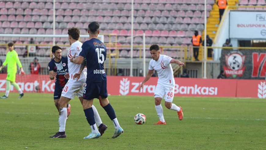 Boluspor ile Fethiyespor yenişemedi!