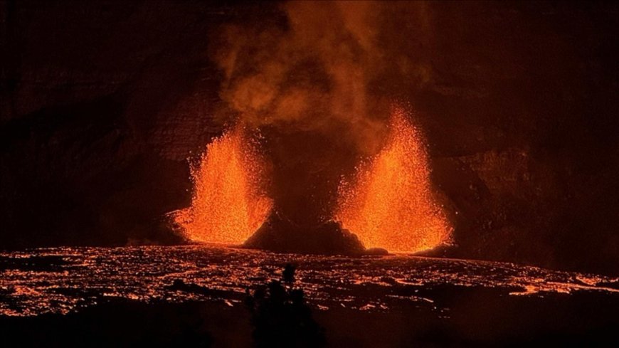 SON DAKİKA HABERLER: Dünyanın en aktif yanardağlarından! 1 yılda 39 kez patladı: Metrelerce lav püskürttü