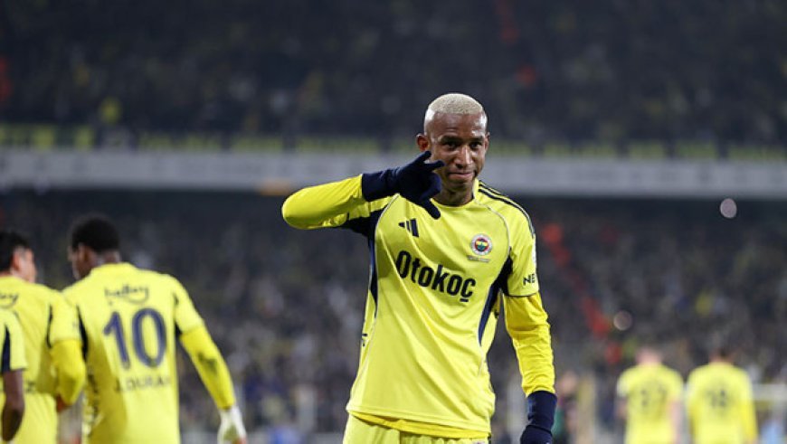Fenerbahçe'de ilk yarının en golcüsü Anderson Talisca