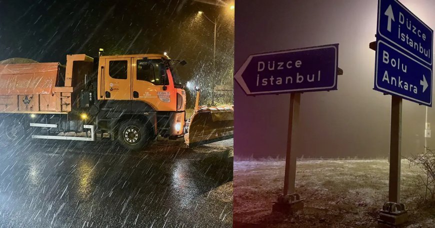 Kar mesaisi başladı