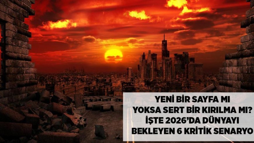SON DAKİKA HABERLER: Yeni bir sayfa mı yoksa sert bir kırılma mı? İşte 2026'da dünyayı bekleyen 6 kritik senaryo!