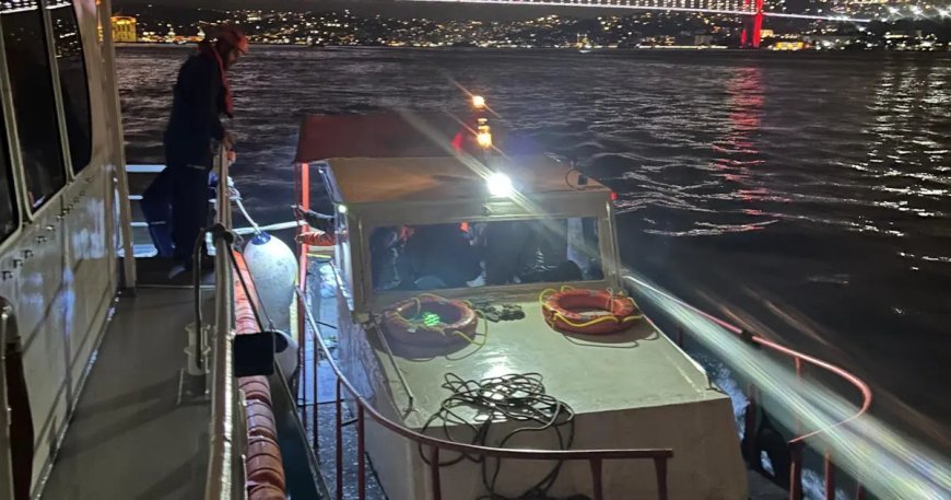 İstanbul Boğazı'nda kurtarma operasyonu