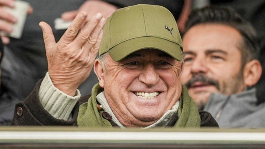 Fatih Terim, Sarıyer - Bodrum FK maçını tribünden izledi!
