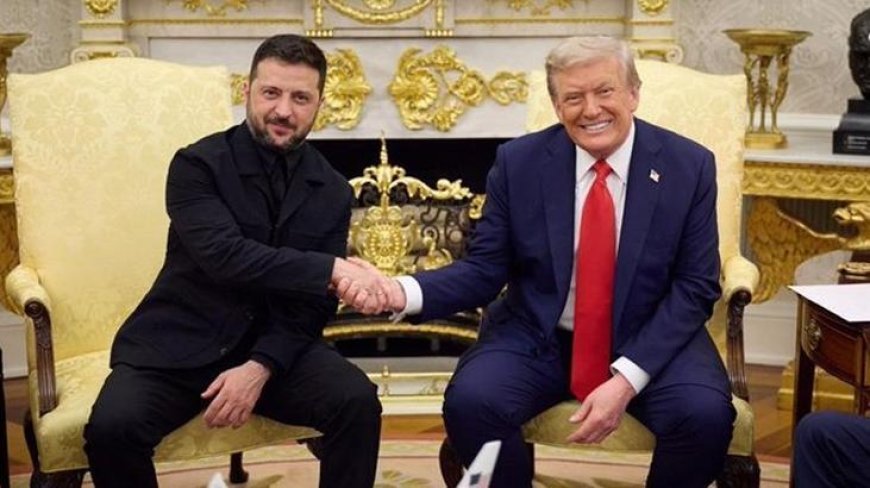 Zelenskiy-Trump görüşmesi sona erdi! Trump'tan Putin ile ilgili dikkat çeken sözler: Üçlü görüşme olabilir