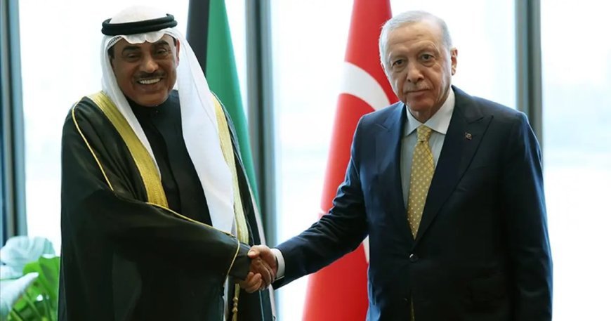 Cumhurbaşkanı Erdoğan, Kuveyt Veliaht Prensi'yle görüştü