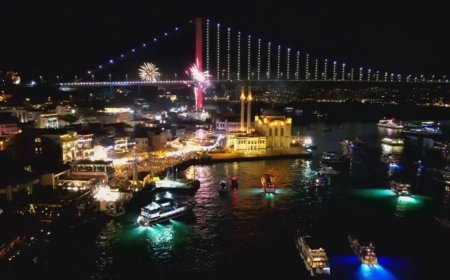 İstanbul'da yeni yıl coşkuyla karşılandı