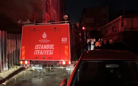 İstanbul'da 5 katlı binada yangın. 6 kişi dumandan etkilendi