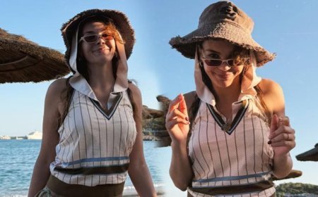 Ebru Şahin ocak ayında denize girdi! 'Profesyonel bir donuş'