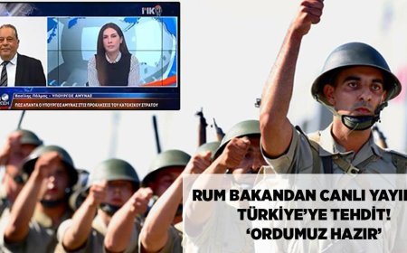 SON DAKİKA HABERLER: Rum bakan canlı yayında Türkiye'yi tehdit etti! 'Ordumuz hazır, mesajımız net'