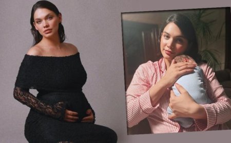 İşte Güneş bebeğin son hali! Beste Kökdemir ve minik oğlundan yeni kare