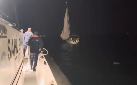 Çanakkale Boğazı'nda kurtarma operasyonu