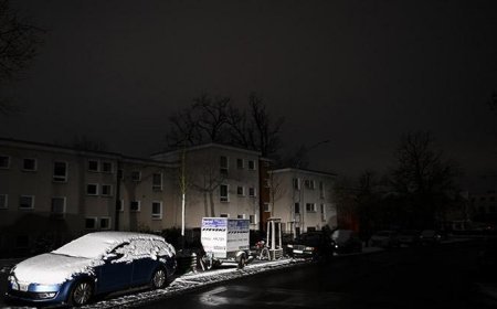 Berlin'de 50 hane elektriksiz kaldı!
