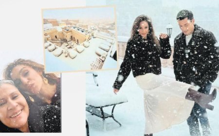 ‘Uzak Şehir’e kar yağdı