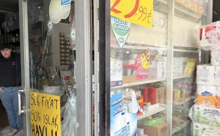 Adana'da markete haraç kurşunu