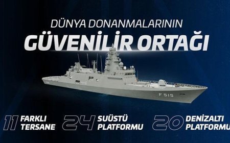 STM, 11 farklı tersanede 44 savaş gemisinin inşasında rol aldı