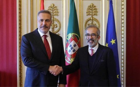 Dışişleri Bakanı Hakan Fidan, Lizbon'da Portekizli mevkidaşı Rangel ile görüştü