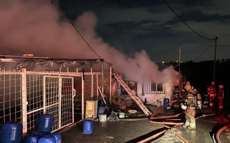 Sultangazi’de iki iş yeri alevlere teslim oldu