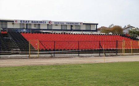 Fethiye İlçe Stadı'nda Galatasaray maçı hazırlıkları