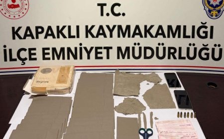 Kapaklı'da uyuşturucu operasyonunda 5 tutuklama