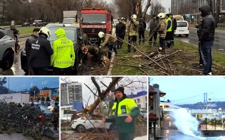 İstanbul'da fırtına ve sağanak şiddetlendi! Bu akşam saat 20.00'ye dikkat!