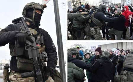 ABD'de sokaklar karıştı, protestocular ve polis karşı karşıya! ICE'nin vahşeti kaosa dönüştü