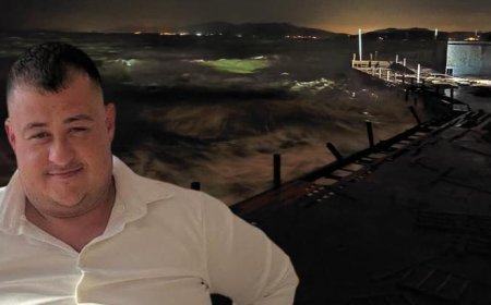 İskelede can pazarı! Dev dalgalar işçileri yuttu: 1 ölü, 2 yaralı