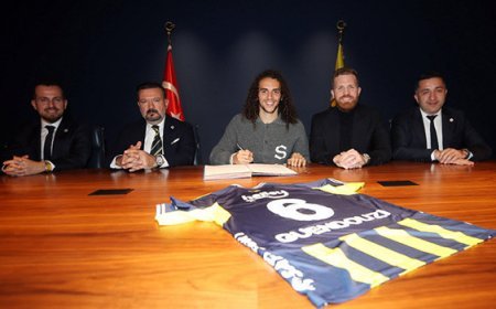 Fenerbahçe'de Matteo Guendouzi imzayı attı! İşte giyeceği forma numarası