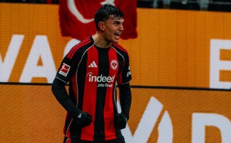 Can Uzun gol attı, Eintracht Frankfurt 90+6'da galibiyeti kaçırdı!