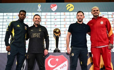 Galatasaray ve Fenerbahçe'den final öncesi ortak basın toplantısı! Transfer açıklaması: 'Kimsenin şüphesi olmasın'