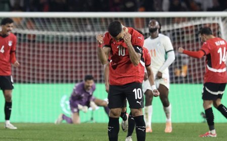 Salah sahne aldı, Mısır Afrika Kupası'nda yarı final 'dedi'