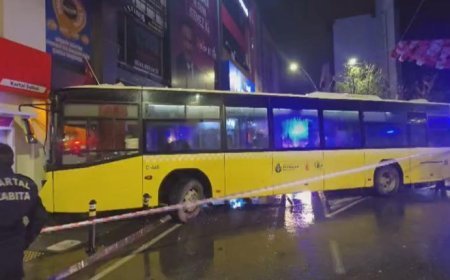 Kartal’da İETT otobüsü binaya çarptı: Yaralılar var