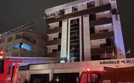 Bursa'da 5 katlı otelde yangın paniği