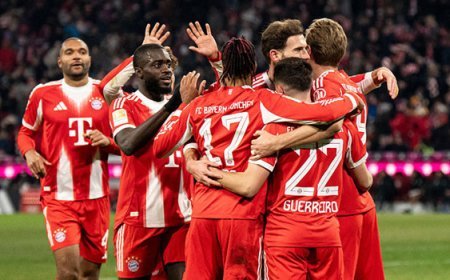 Bayern Münih, Wolfsburg'u darmadağın etti: 8 gollü zafer!