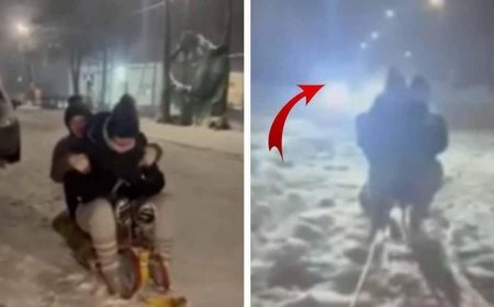 Eğlencenin sonu faciayla bitti! Kızaktan düşüp aracın altında kaldılar